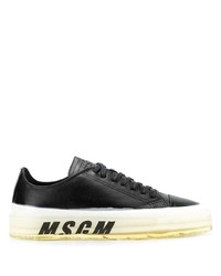 MSGM Printed Logo Sneakers