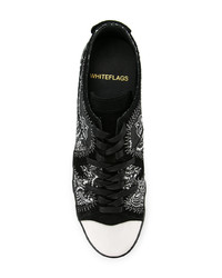 Whiteflags Printed Low Top Sneakers