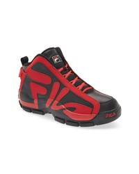 Y/Project X Fila Grant Hill Basketball Shoe In Blackred At Nordstrom