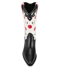 Semicouture Floral Cowboy Boots