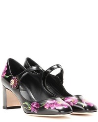 Dolce & Gabbana Printed Leather Pumps