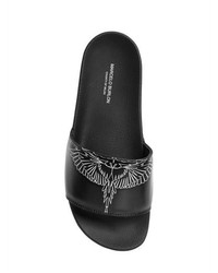 Marcelo Burlon County of Milan Anny Pool Printed Leather Slide Sandals