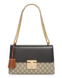 Gucci Medium Padlock Leather Shoulder Bag