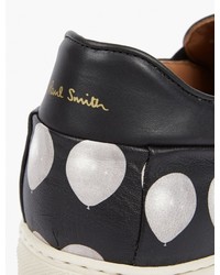 Paul Smith Black Balloon Motif Slip On Sneakers