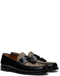 Gucci Black Gg Loafers