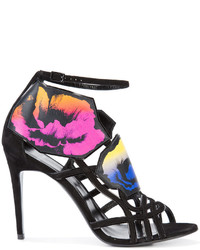 Pierre Hardy Floral Print Strappy Sandals