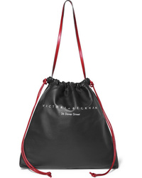 Victoria Beckham 36 Dover St Printed Leather Shoulder Bag
