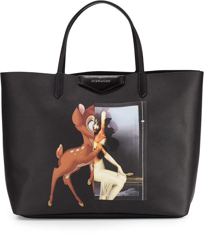 Givenchy Antigona Large Shopping Tote Bambi Print, $1,320 | Neiman Marcus |  Lookastic
