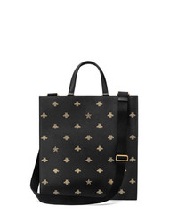 Gucci Bee Star Leather Tote