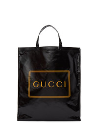 Gucci Black Medium Logo Tote