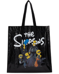 Balenciaga Black The Simpsons Edition Shopper Tote Bag