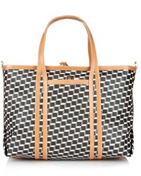 Pierre Hardy Cube Print Coated Canvas Tote