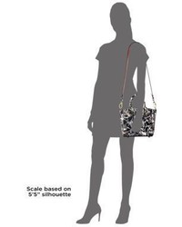 Christian Louboutin Eloise Small Studded Abstract Print Leather Tote