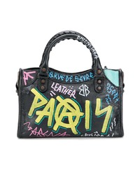 Balenciaga Graffiti Classic City Mini Leather Bag