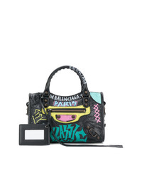 Doktor i filosofi Direkte Happening Balenciaga Graffiti Classic City Mini Leather Bag, $1,935 | farfetch.com |  Lookastic