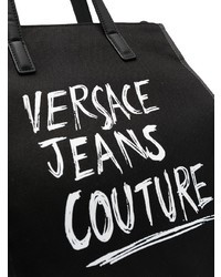 VERSACE JEANS COUTURE Logo Print Tote Bag