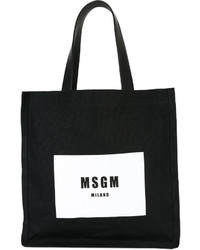 MSGM Logo Print Tote Bag