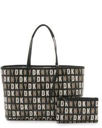 DKNY Logo Shopper Tote