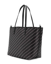 Karl Lagerfeld Logo Stripe Tote Bag