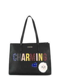 Love Moschino Patches Tote Bag