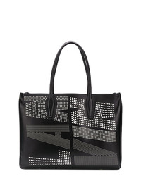 Lanvin Perforated Logo Tote Bag