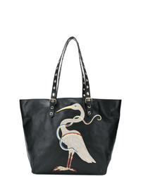 RED Valentino Red Embroidered Oversized Tote