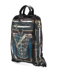 Dolce & Gabbana Royal Print Drawstring Tote Bag