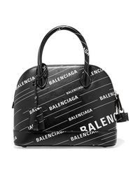 Balenciaga Ville Printed Leather Tote