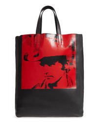 Calvin Klein 205W39nyc X Andy Warhol Foundation Dennis Hopper Calfskin Leather Bucket Bag