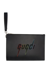 Gucci Black Blade Zip Pouch