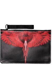 Marcelo Burlon County of Milan Choym Printed Leather Pouch