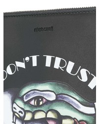 Roberto Cavalli Dont Trust Fashion Wristlet Clutch