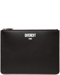 Givenchy Large Logo Printed Leather Pouch