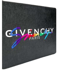 Givenchy Large Handwritten Logo Pouch