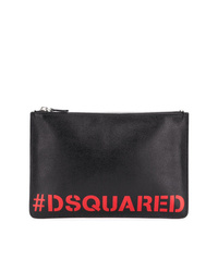 DSQUARED2 Logo Embossed Cutch Bag