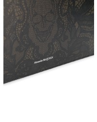 Alexander McQueen Skull Lace Pattern Pouch
