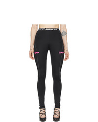 Off-White Black And Pink Off Active Leggings