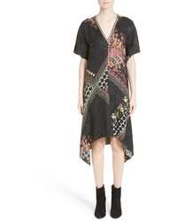 Black Print Lightweight Dress