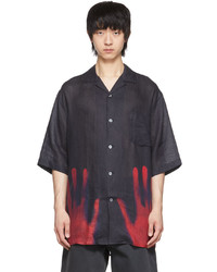 Acne Studios Black Linen Shirt