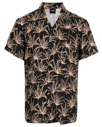 BOSS Botanical Print Short Sleeved Shirt
