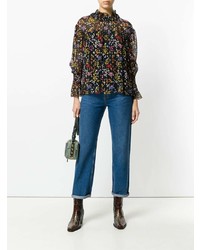 See by Chloe See By Chlo Floral High Neck Blouse