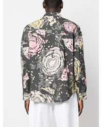 MARANT ÉTOILE Abstract Print Cotton Shirt