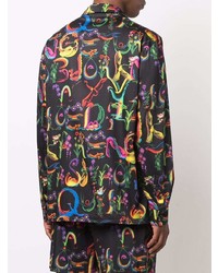 Opening Ceremony All Over Alphabet Print Shirt