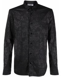 VERSACE JEANS COUTURE Barocco Print Cotton Shirt