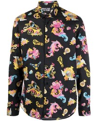 VERSACE JEANS COUTURE Baroque Pattern Print Shirt