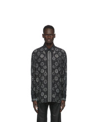 Givenchy Black And Grey Jewelry Printed Shirt