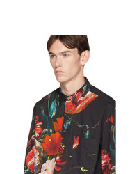Paul Smith Black And Multicolor New Masters Oversized Mayfair Shirt