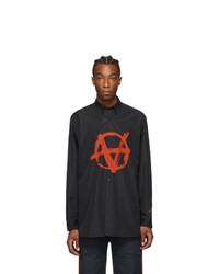 Vetements Black And Red Anarchie Shirt