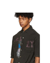 Telfar Black Detachable Mechanic Shirt