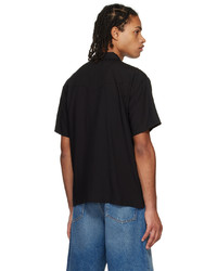 DOUBLE RAINBOUU Black Electric Shirt